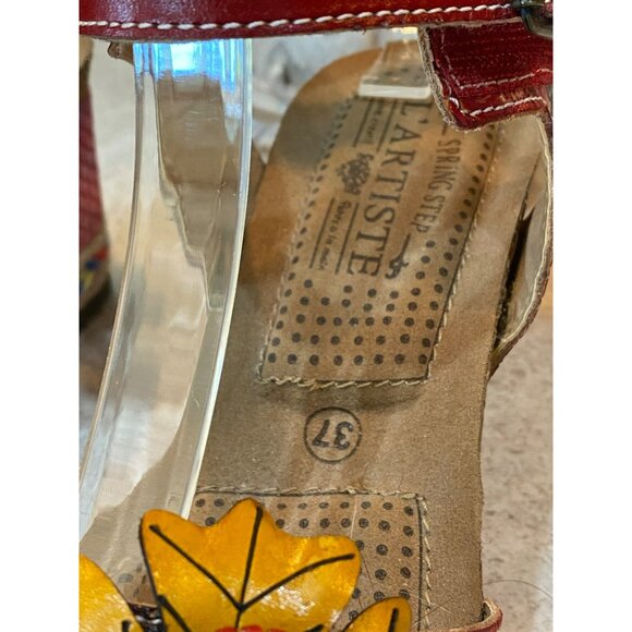 L'Artiste Women's Annmarie Ankle Strap Sandal Size 37 (7) - Picture 10 of 10